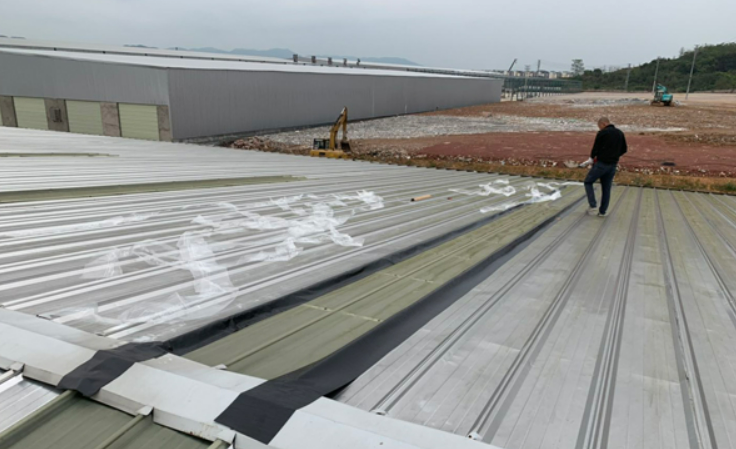 泗洪厂房屋面防水维修案例